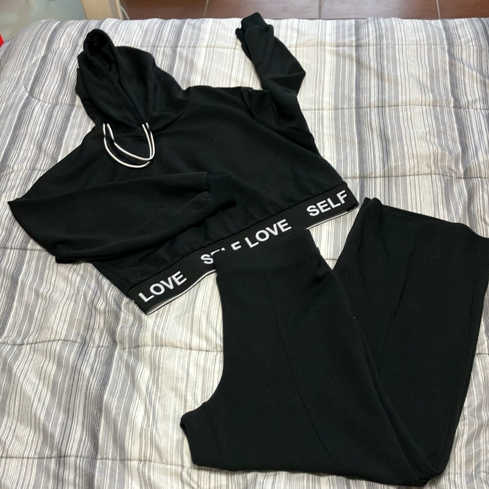 Black 2 piece outfit